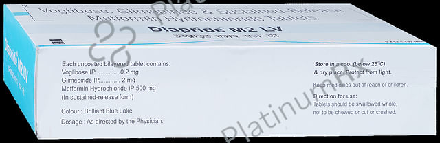 Diapride M2 LV 2/500/0.2mg Tablet SR 15s