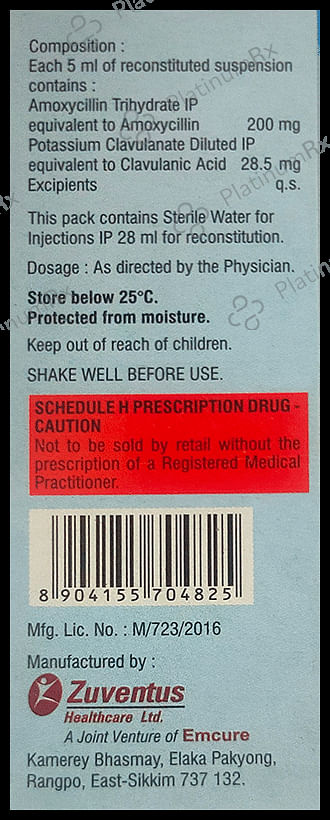Augpen HS 200/28.5mg Suspension 30ml