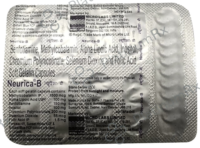 Neurica B Soft Gelatin Capsule 10s