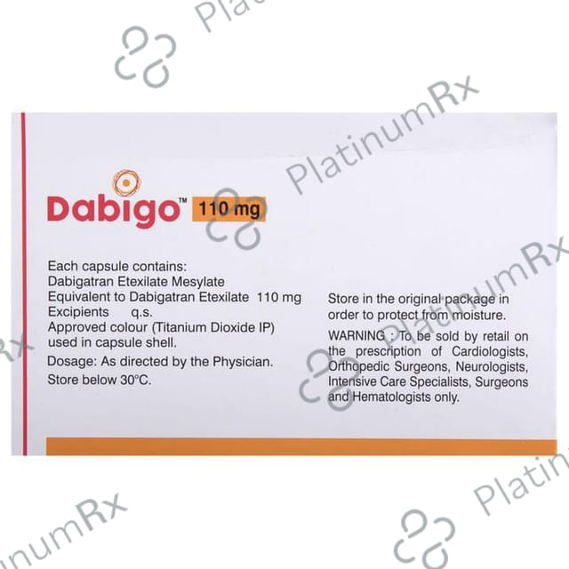 Dabigo 110mg Capsule 10s
