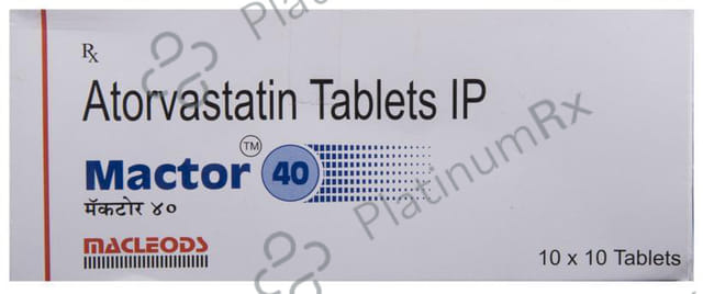 Mactor 40mg Tablet 10s