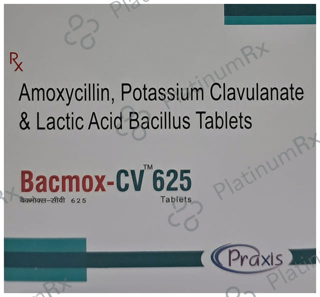 Bacmox CV 625mg Tablet 6s