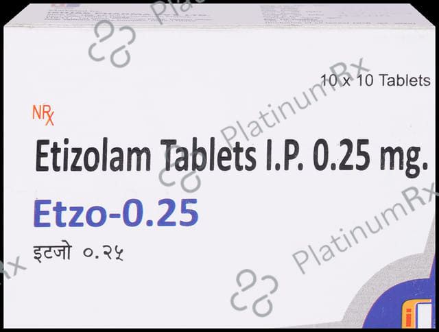 Etzo 0.25mg Tablet