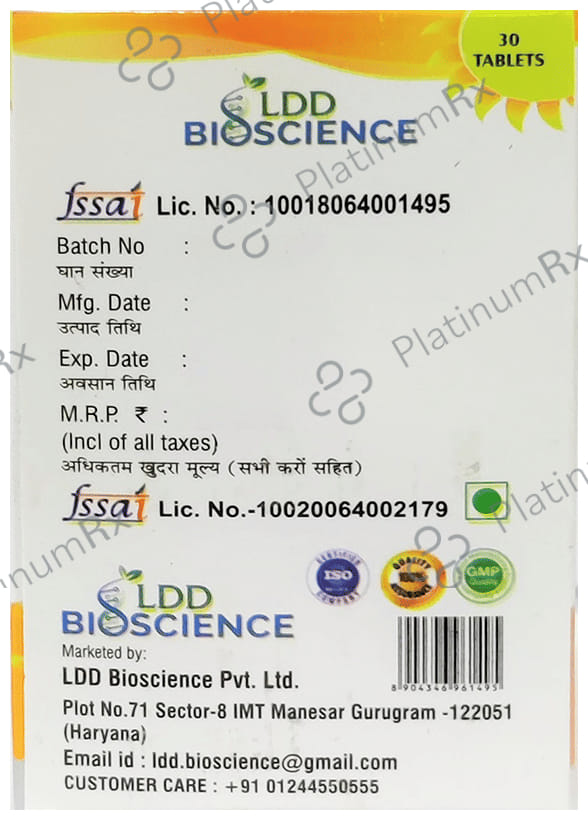 LDD Bioscience Vitamin-C Zinc Plus Tablet
