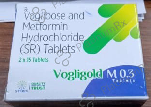 Vogligold M 0.3/500mg Tablet SR 15s