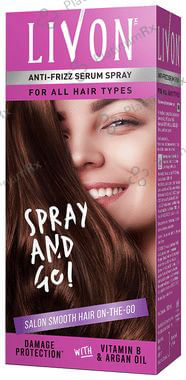 Livon Anti-Frizz Serum Spray for All Hair Types 100 Serum