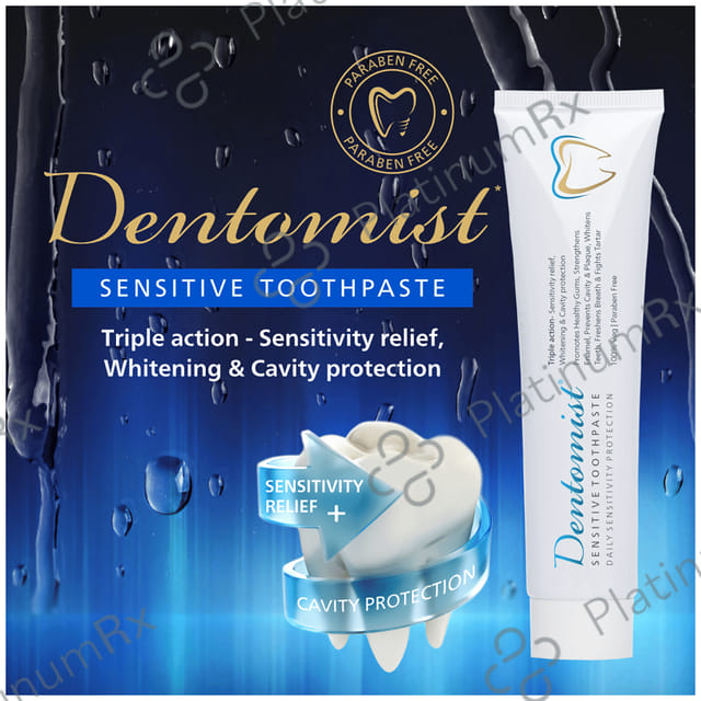 Dentomist Sensitive Toothpaste (100gm Each) 2 Tube