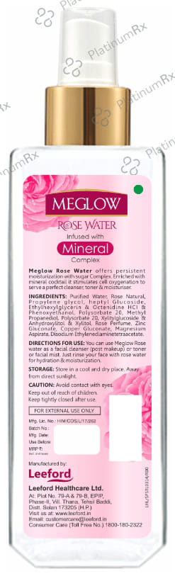 Meglow Rose Water
