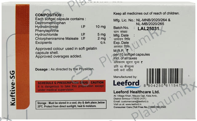 Kuftive-SG Soft Gelatin Capsule