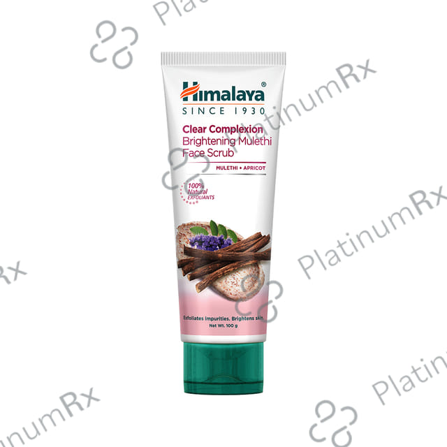 Himalaya Clear Complexion Brightening Mulethi Face Scrub 100 Scrub