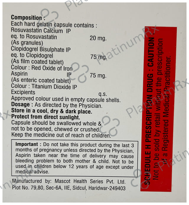 Rozalcea-Gold 20 Capsule