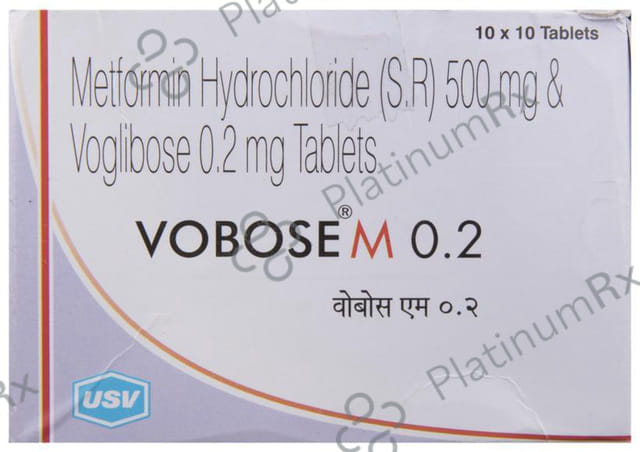 Vobose M 500/0.2mg Tablet SR 10s