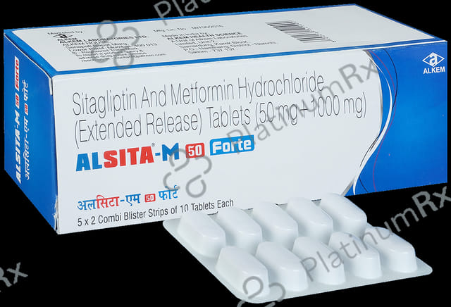 Alsita M Forte 1000/50mg Tablet ER 10s