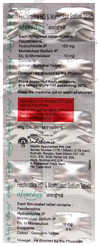 Afineday 120/10mg Tablet 10s