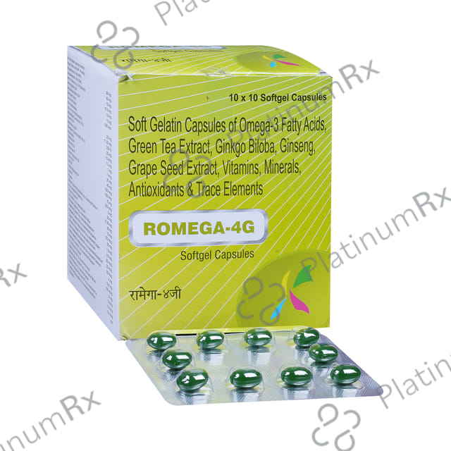 Romega 4G Softgel Capsule 10s