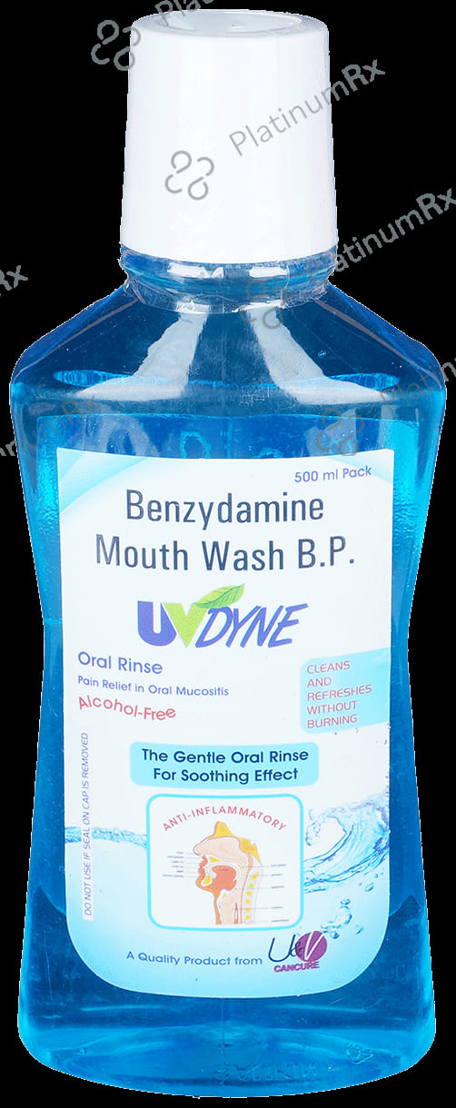 Uvdyne Mouth Wash 500 Mouth Wash