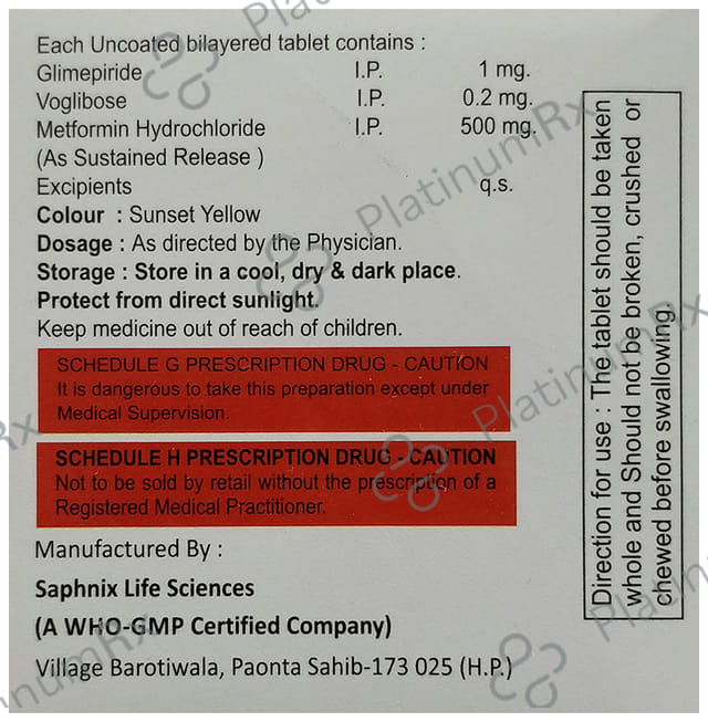 Glimecaid MV 1 Tablet SR