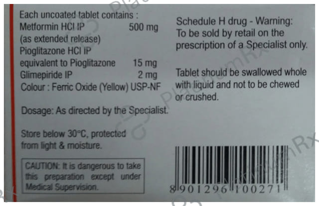 Riomet Trio 2 Tablet ER