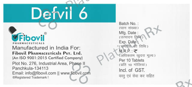 Defvil 6 Tablet