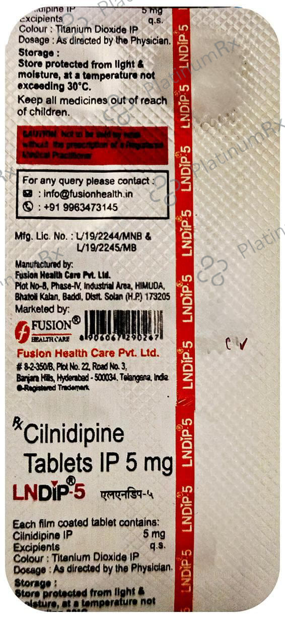 Lndip 5mg Tablet 10s