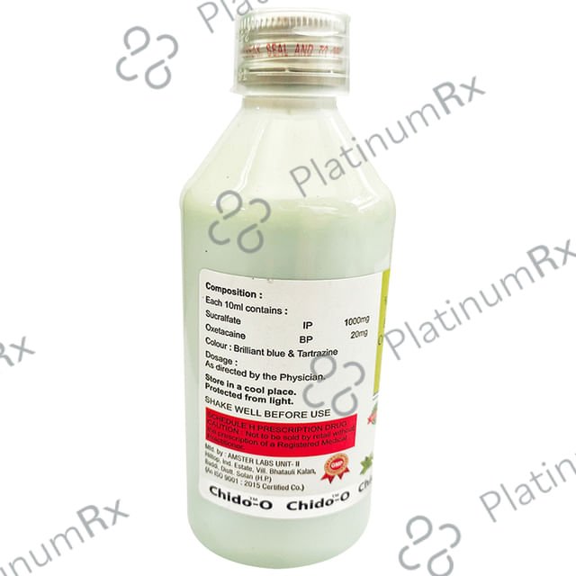 Chido-O Oral Suspension Mint Sugar Free