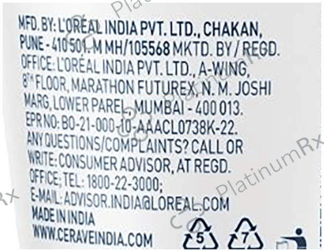 CeraVe Moisturising Cream for Dry to Very Dry Skin 177 gm