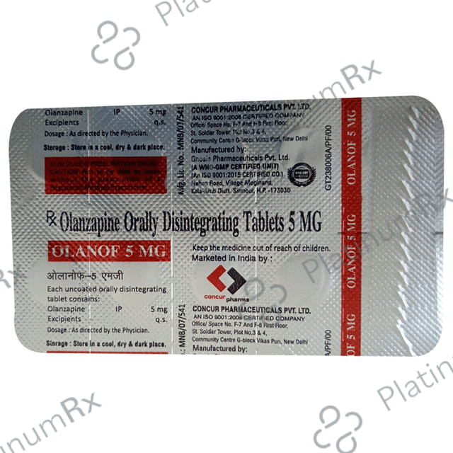 Olanof 5mg Tablet DT