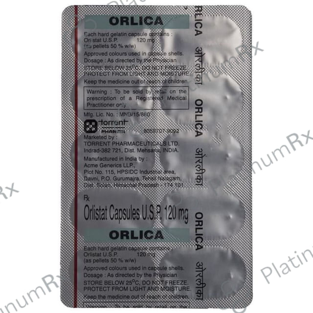 Orlica 120mg Capsule 10s