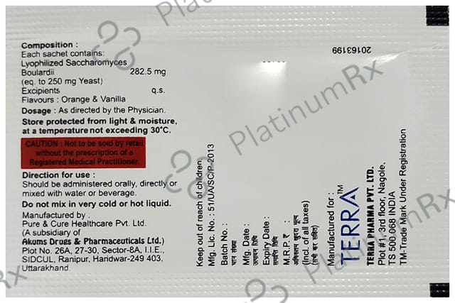 Sacharom 282.5mg Sachet 1s