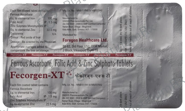 Fecorgen XT Tablet 10s