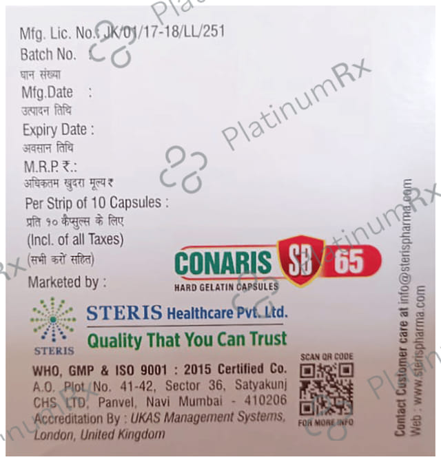 Conaris Sb 65mg Capsule 10s