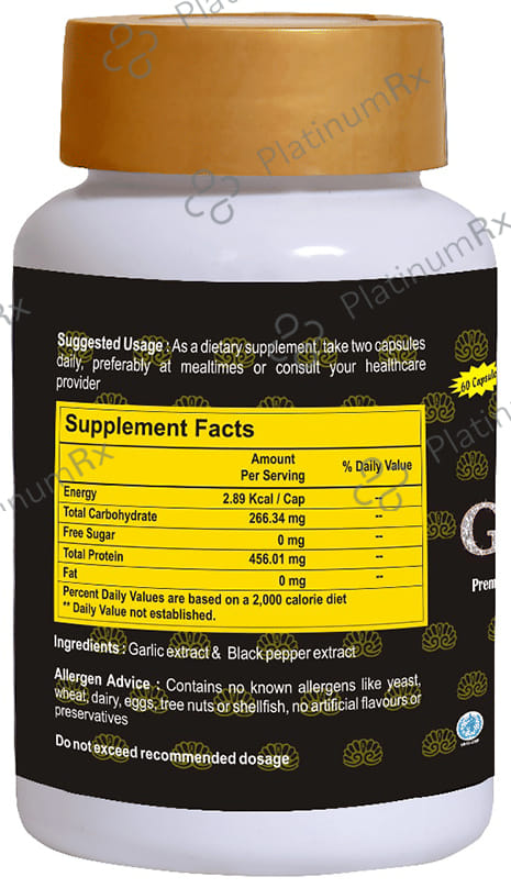CMG Nutritions Garhearty Capsule Premium Vegan Support for Cardiovascular Health