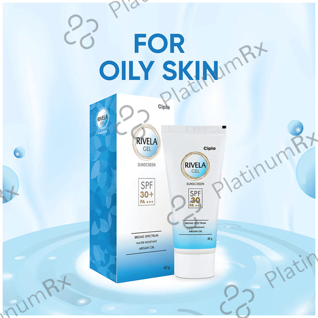 Rivela Sunscreen SPF 30+ Gel 60gm