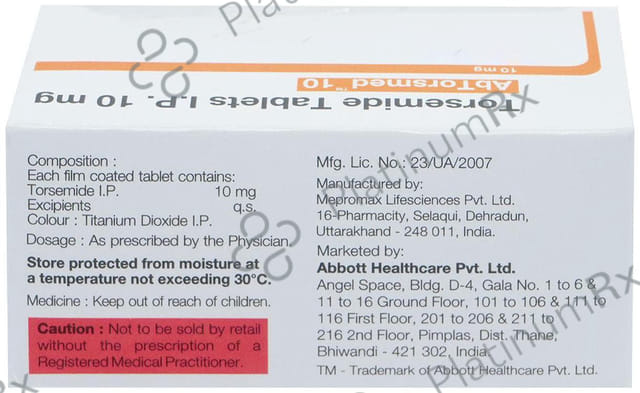 Abtorsmed 10mg Tablet 10s