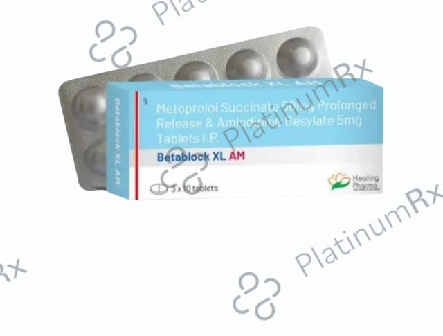Betablock XL AM 5/50mg Tablet 10s