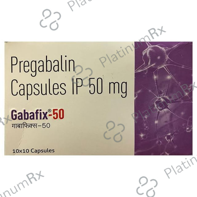 Gabafix 50mg Capsule 10s