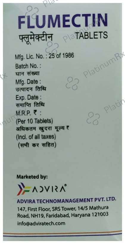 Flumectin 150/6mg Tablet 10s