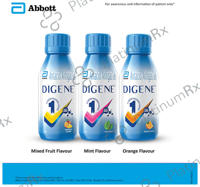 Digene Acidity & Gas Relief Mint Suspension 200ml