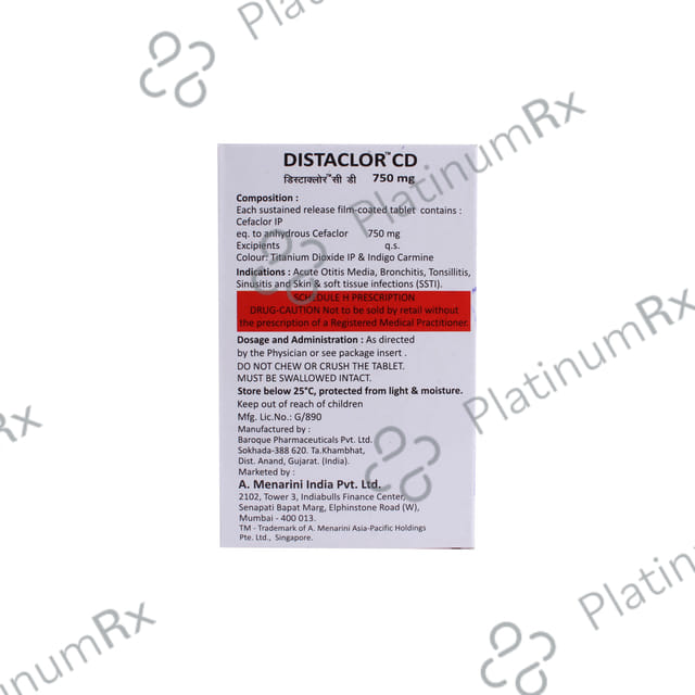Distaclor 750mg Tablet 6s