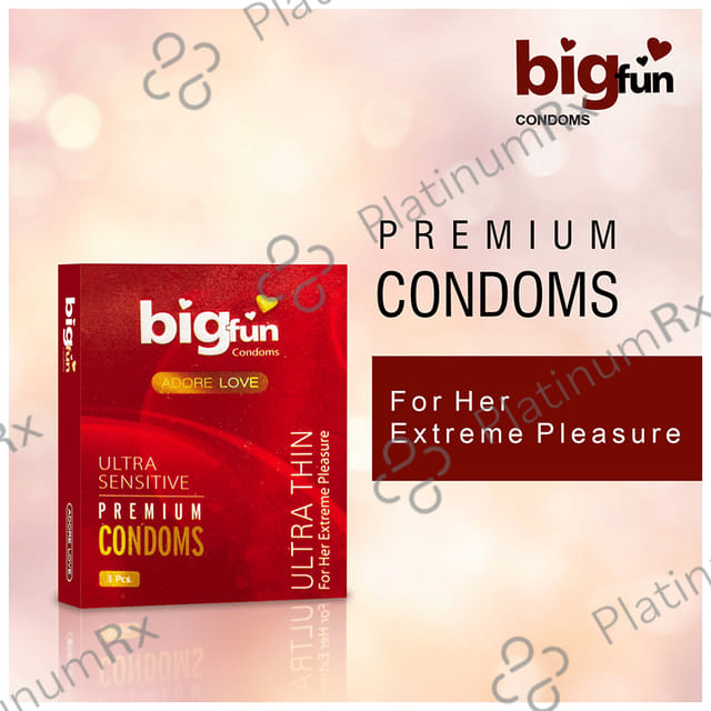 Bigfun Ultra Sensitive Premium Ultra Thin Condom 3s