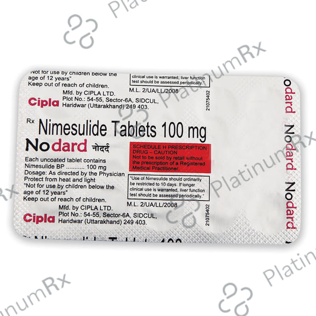 Nodard 100mg Tablet 10s