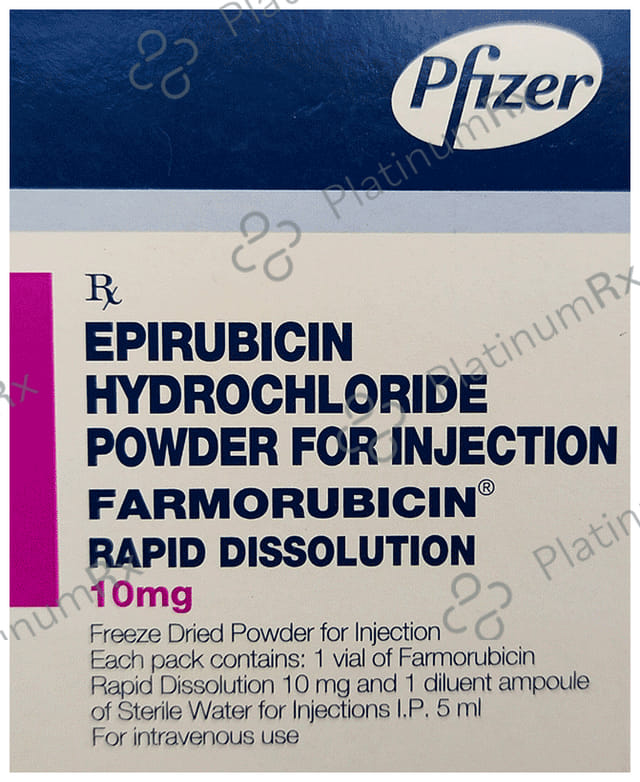 Farmorubicin RD 10mg Injection 5ml