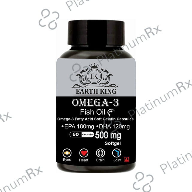 Earth King Omega 3 Fish Oil 500mg Softgel Capsule 60s