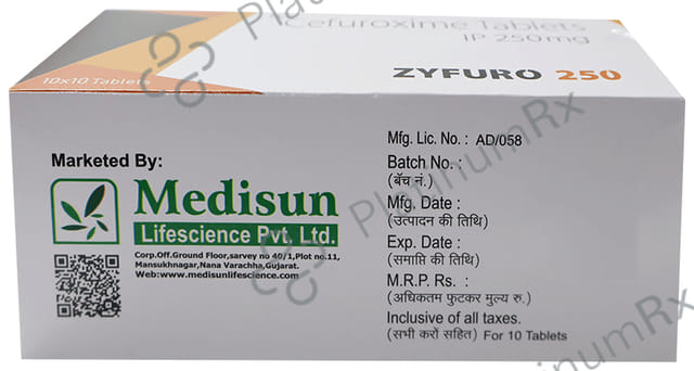 Zyfuro 250mg Tablet 10s