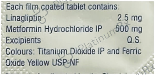 Linabite M 500/2.5mg Tablet 10s