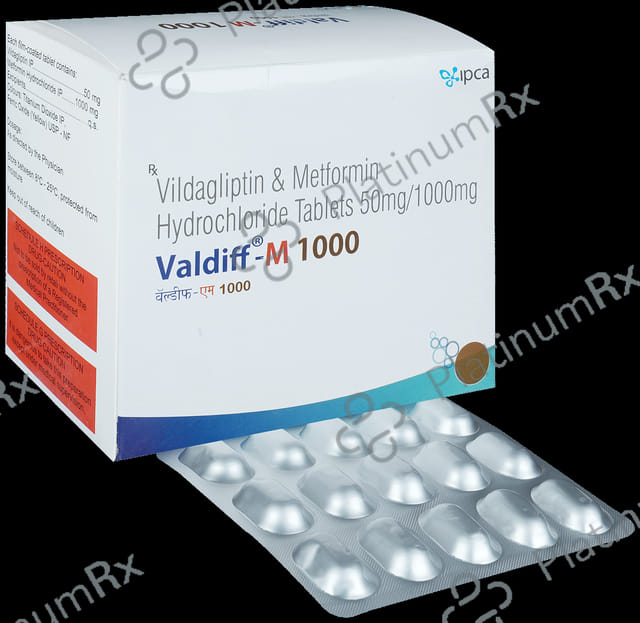Valdiff M 1000/50mg Tablet 15s