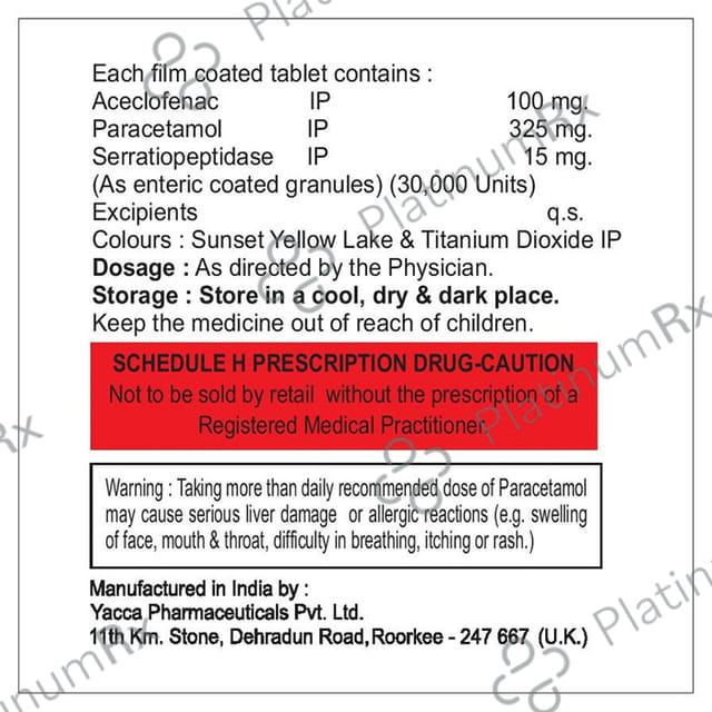 Ramprex SP 100/325/15mg Tablet 10s