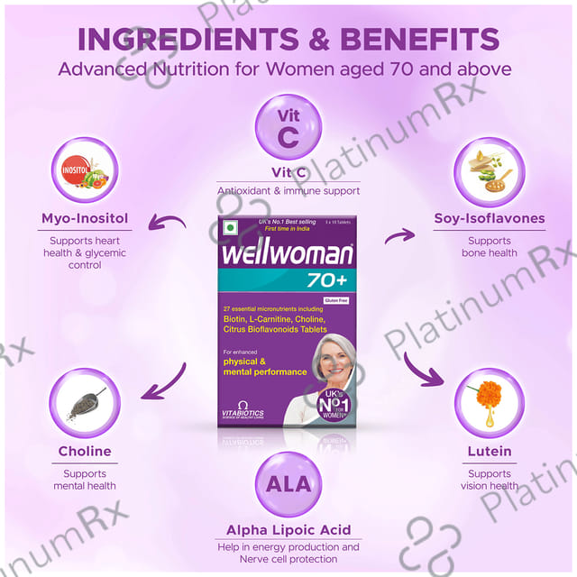 Wellwoman 70 Plus Tablet 10s