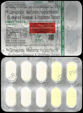 Hmet Trio 2/500/0.2mg Tablet SR 10s