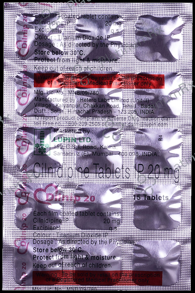Dilnip 20mg Tablet 15s